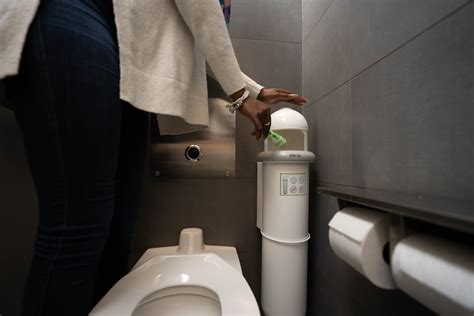 Take Care When Emptying Sanitary Disposal Units in 